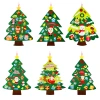 Cross-border new diy felt Christmas tree decoration, home non-woven fabric Christmas pendant decoration, Christmas gift Item Picture